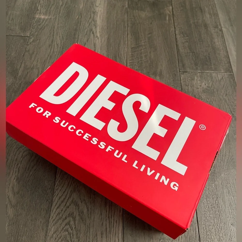 Diesel S-Racer Volcanic Ash Brilliant White Size 6 sneakers - Picture 7 of 11